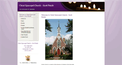 Desktop Screenshot of christchurchgordonsville.org