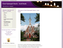 Tablet Screenshot of christchurchgordonsville.org
